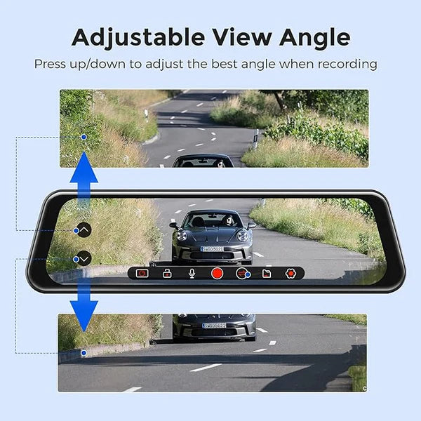 AZDOME PG17 2CH Mirror Dash Cam 2.5K with 12