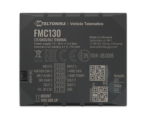 FMC130 4G LTE Tracking device with BLE