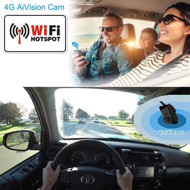 JC400 Dash Cam Front and Rear 4G Dashboard Camera GPS WIfi Hotspot ...